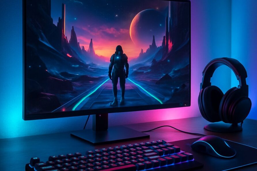 Ilustrasi Koleksi Game Online 2026: Visual Modern dan Premium